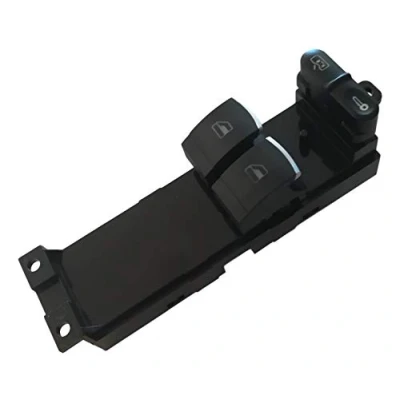 Afbeelding van Twowinds Raamschakelaar compatibel met VW Golf 4 (1998 2005) Audi A3, Skoda Fabia (1999 2009) Voordeur links (bestuurderszijde) 1J3959857AB Knopbediening Deurvergrendeling