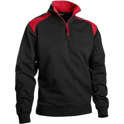 Afbeelding van Blaklader sweater 3353 1158 zwart/rood mt L