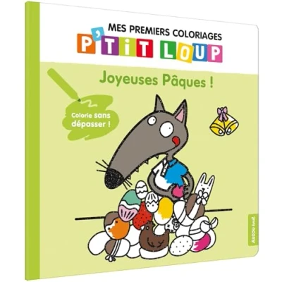Afbeelding van P&#039;TIT LOUP MES PREMIERS COLORIAGES JOYEUSES PAQUES