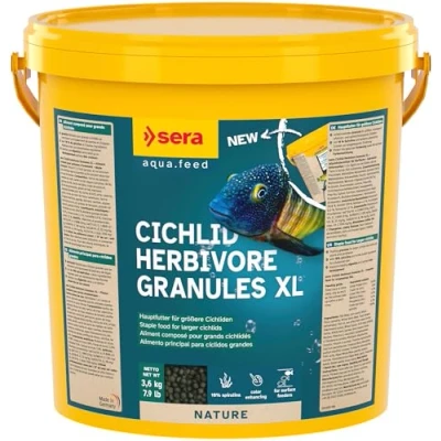 Afbeelding van sera Cichlid Green XL Nature Granule Feeder 10 L