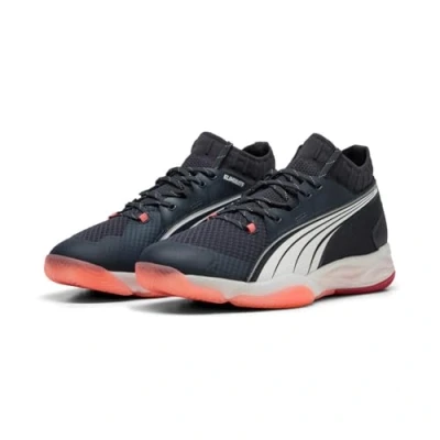 Afbeelding van Elimineer NITROâ¢ SQD uniseks handbalschoenen, Rood/Wit, Maat 49,5 PUMA