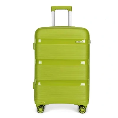 Afbeelding van Kono 55x40x21cm Handbagage Harde Koffer Reistrolley 4 Spinner Wielen Lichtgewicht Polypropyleen met TSA Slot 40L (groen)
