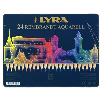 Image de Boîte métal 24 crayons Rembrandt Aquarell