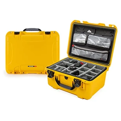 Afbeelding van Nanuk 933 case w/lid org./divider Yellow Pro Photo Kit