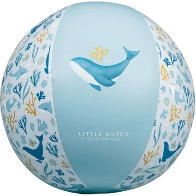 Afbeelding van Little Dutch Strandbal Ocean Dreams Blauw