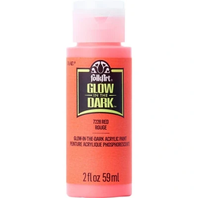Afbeelding van Folkart Glow In The Dark Red 2 fl oz (7228)