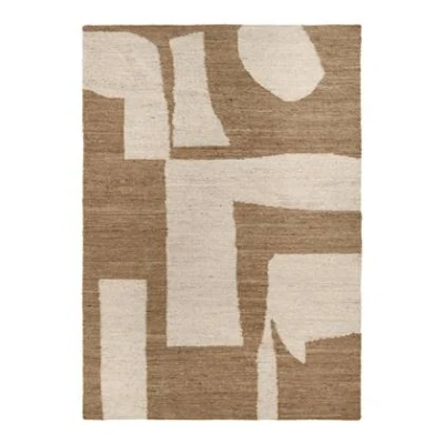 Afbeelding van ferm LIVING Piece Vloerkeed 200 x 300 cm Toffee
