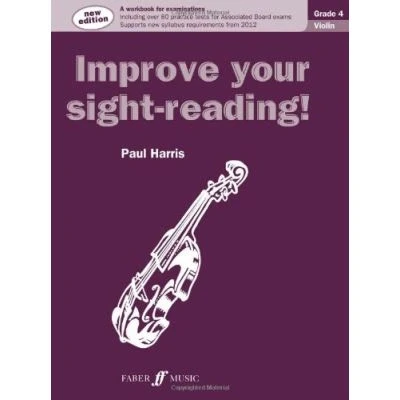 Image de Méthodes et pédagogie FABER MUSIC HARRIS PAUL IMPROVE YOUR SIGHT READING ! VIOLIN GRADE 4 Violon
