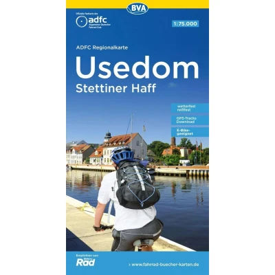 Afbeelding van Regionalkarte Usedom / Stettiner Haff cycling map