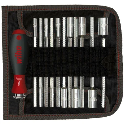 Afbeelding van Wiha System 6 U106 T12 Wisselklingset 12 delig Dop (zeskant) Werkplaats