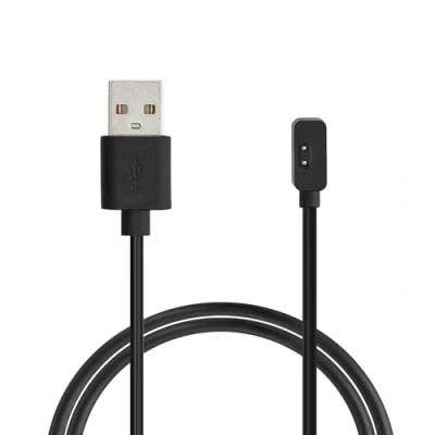 Afbeelding van kwmobile USB oplaadkabel geschikt voor Xiaomi Redmi Watch 2 Lite / Mi Band 8 kabel Laadkabel smartwatch in zwart