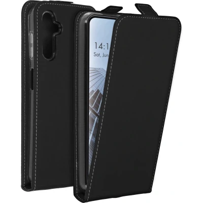 Afbeelding van Accezz Hoesje Geschikt voor Samsung Galaxy A14 (5G) / (4G) Met Pasjeshouder Flipcase Zwart