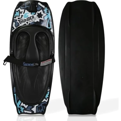 Afbeelding van SereneLife Watersport Kneeboard met Haak voor Kinderen &amp; Volwassenen, Riem Bootactiviteiten, Waterboarding, Knee Surfen