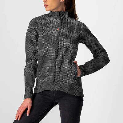 Afbeelding van Castelli Casual regenjack Dames Zwart COMMUTER W REFLEX JACKET LIGHT BLACK L