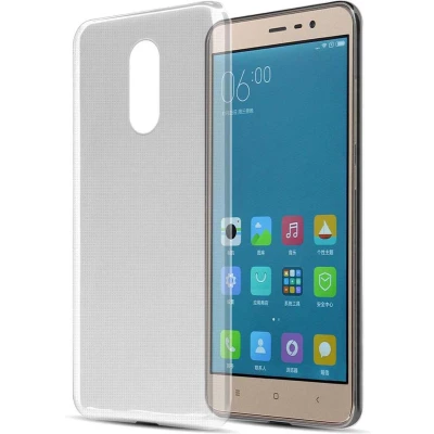 Afbeelding van Cadorabo Hoesje geschikt voor Xiaomi Mi NOTE 3 in VOLLEDIG TRANSPARANT Beschermhoes gemaakt van flexibel TPU Silicone Case Cover