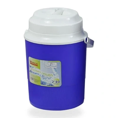 Afbeelding van Thermos met dispenserstop Hidalgo Blauw 2,4 L