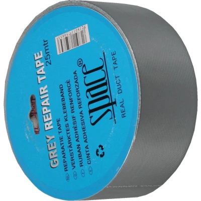 Afbeelding van Benson Duct Tape Reparatietape 25 meter Space Grijs