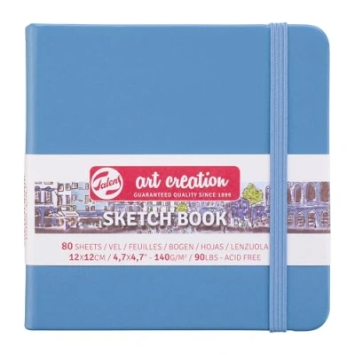 Afbeelding van Schetsboek Talens Art Creation blauw 12x12cm 140gr 80vel