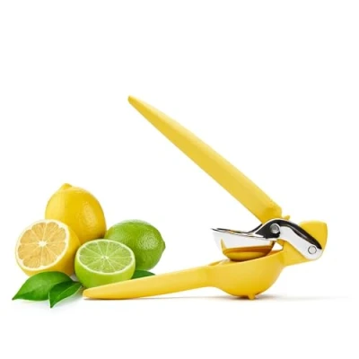 Afbeelding van Citruspers, Knijper, Handmatig, RVS, BPA Vrij, Kunststof, Geel Chef&#039;n FreshForce™