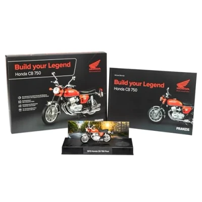 Afbeelding van 1:24 Franzis 67215 Honda CB 750 Motorfiets Bouw Jouw Legende! Metalen Modelbouwpakket