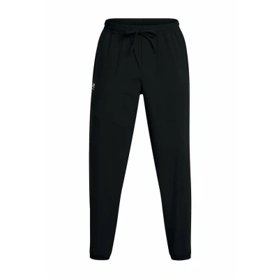 Afbeelding van Vibe Woven Joggingbroek Heren Black White 990 S Sportbroek