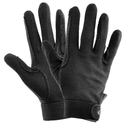 Afbeelding van Elt Rijhandschoen Picot Winter Zwart Ruiteraccessoires 4 6 Jaar