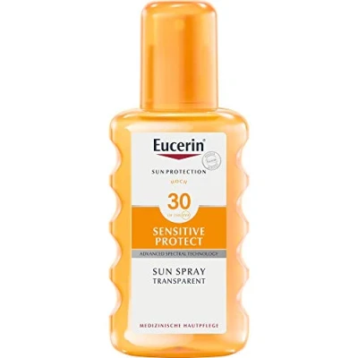 Afbeelding van Eucerin Sensitive Protect Sun Spray Transparant SPF 30 Solution 200 ml