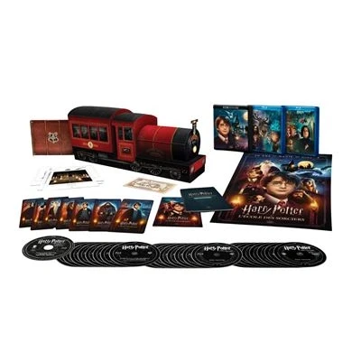 Afbeelding van Harry Potter 1 7.2 Integrale +Train Fr Bluray 4K