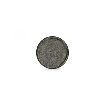 Afbeelding van ONA Plat bord 27cm zwart Gravel (Set van 6)