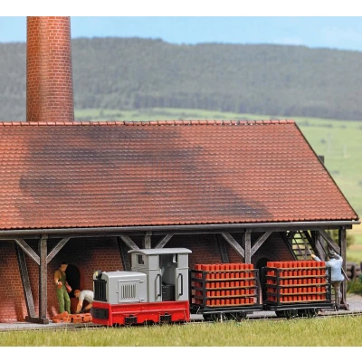 Afbeelding van Busch Feldbahn 12014 H0f veldspoor startset Steentransport