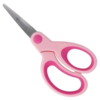 Afbeelding van Westcott E 21580 00 Softgrip Kinderschaar voor rechtshandigen Puntige punt snoeproze