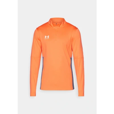 Afbeelding van Under Armour Midlayer Longsleeve, Heren, Maat: XXL, Fire/downpour gray/white