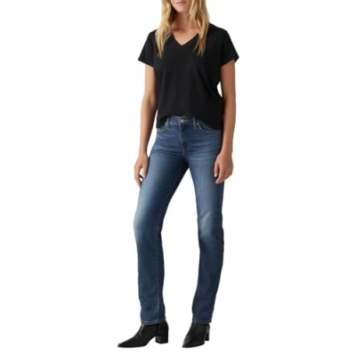 Image de Levi&#039;s Femme Jeans 314 Shaping Straight, Agenda cool, 27W / 32L