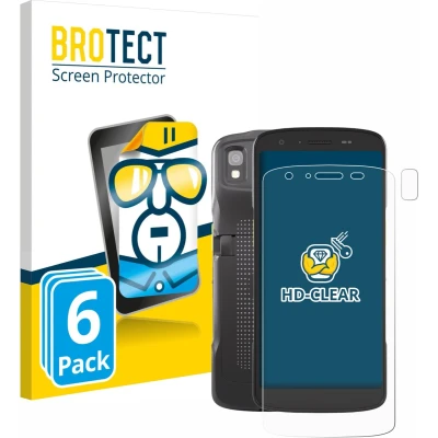 Afbeelding van BROTECT Screenprotector voor Zebra TC22 (Voor+Camera) Folie Beschermfolie transparant (6 Stuks)