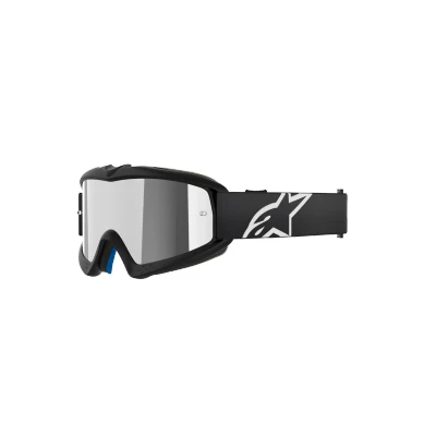 Afbeelding van Alpinestars Vision Corp Jeugd Crossbril Zwart (Lens: Spiegel Zilver)