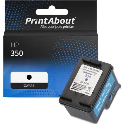 Afbeelding van Huismerk HP 350 (CB335EE) Inktcartridge Zwart