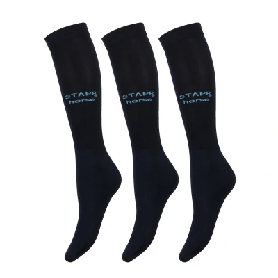 Afbeelding van STAPP Horse Paardrijsokken Ultra Fine 3 pack Marine 40/46