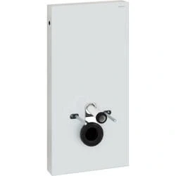 Afbeelding van Geberit Monolith sanitairmodule 482x1010 1080mm glas wit alu