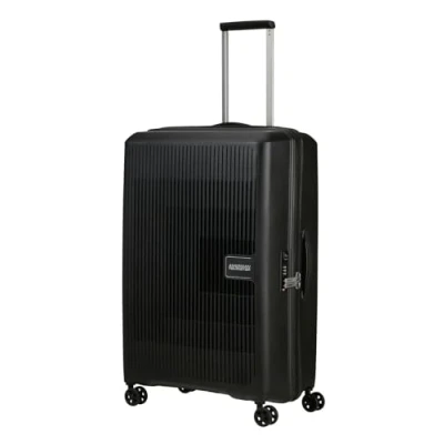 Afbeelding van American Tourister Aerostep Spinner 77 Exp black Harde Koffer