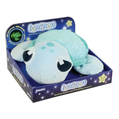 Afbeelding van Ma Petite Carapace Natuurlijke Lichtgevende Schildpad Knuffel +/ 25 cm JEMINI Oplaadbaar met licht, werkt zonder batterijen.