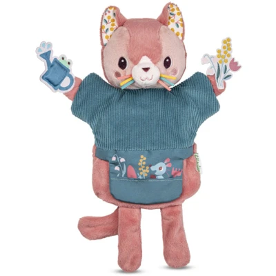 Afbeelding van Lilliputiens Handpop Jeanne De Kat Vanaf Geboorte Tot Leeftijd Van Eerste Verhalen, Met Deze Pop Kun Je Verhalen Leven Brengen Gemaakt Gerecycled Polyester Geschikt 2 Jaar