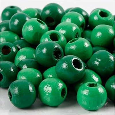 Afbeelding van Creotime Kralen Groen 10x3 Mm 70 Stuks