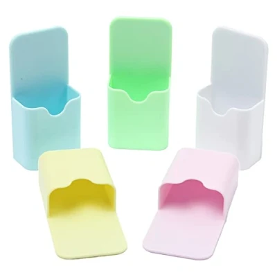 Afbeelding van Keboyoe Magnetische penhouder, magnetisch, voor whiteboard, koelkast, kast, kluisje, kantoor, huis en school, 5 stuks