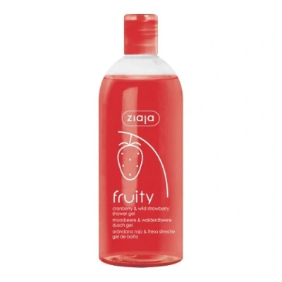 Afbeelding van Ziaja Fruity Cranberry &amp; Wild Aardbei Douchegel 500ml