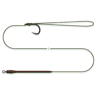 Afbeelding van Madcat Standard Pellet Rig 55cm (#1/0) Meerval onderlijnen