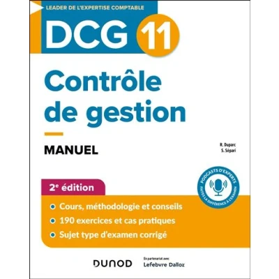 Image de DCG 11 Contrôle de gestion Manuel