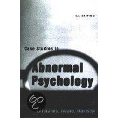 Afbeelding van Case Studies in Abnormal Psychology