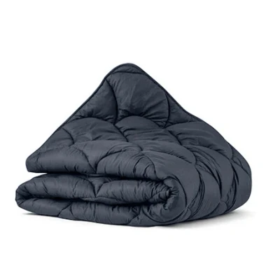 Afbeelding van Lazy Dekbed &amp; Dekbedovertrek In 1 Uni Navy Effen 140x200 Cm Warmteklasse 3 Lente Herfst Sleeptime Discounter.nl
