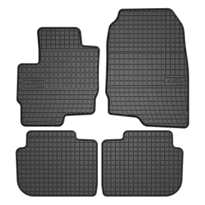 Afbeelding van FROGUM 0484 Vloermatset Rubber voor en achter 4 Zwart Op maat gemaakt MITSUBISHI: COLT 6