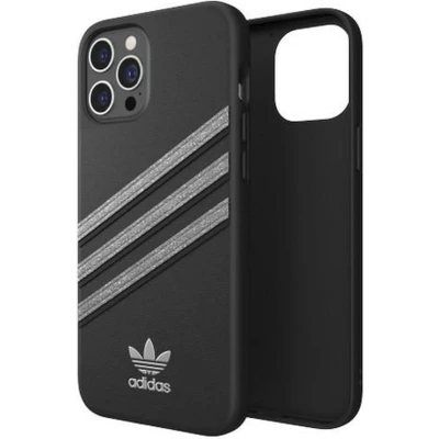 Afbeelding van adidas Moulded Case PU Woman PC en TPU logo hoesje voor iPhone 12 Pro Max zwart